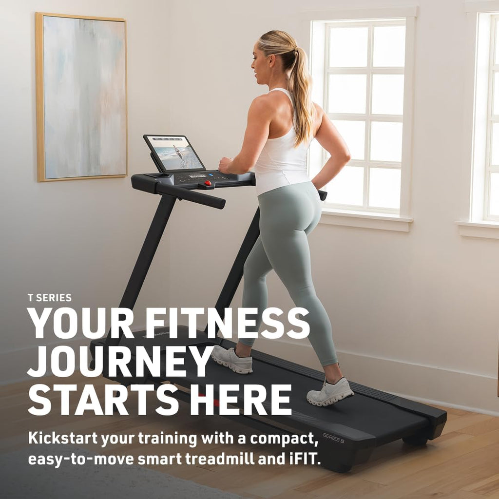 NordicTrack T Series: Perfect Treadmills for Home Use, Walking Treadmill with Incline, Bluetooth Enabled, 136 kg User Capacity