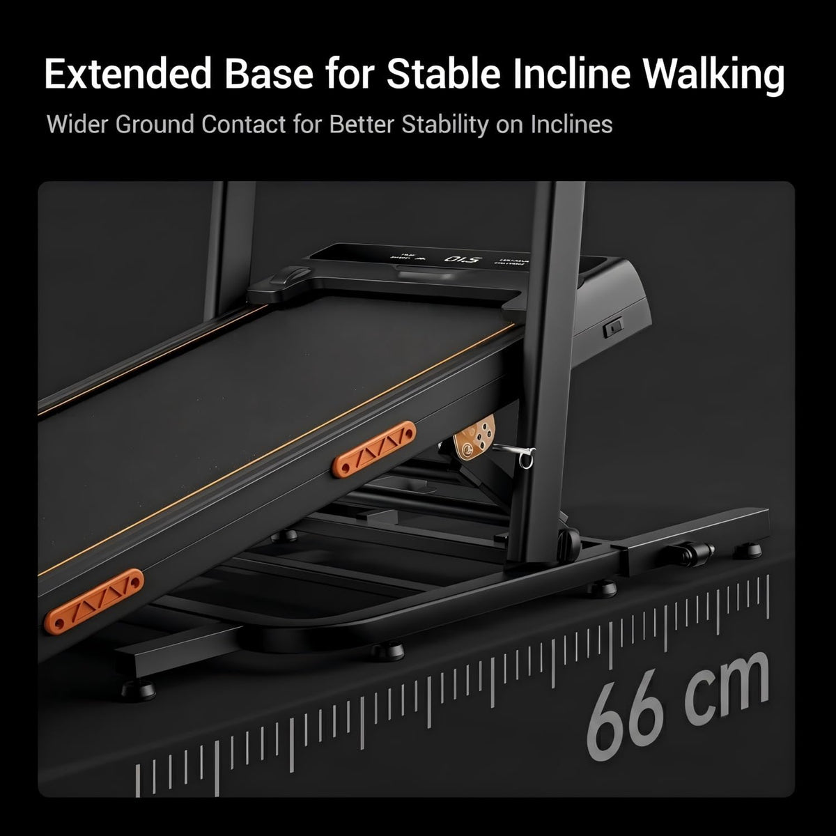 40% Manual Incline Walking Pad, 1-10KM/H Treadmills for Home, Max.159KG