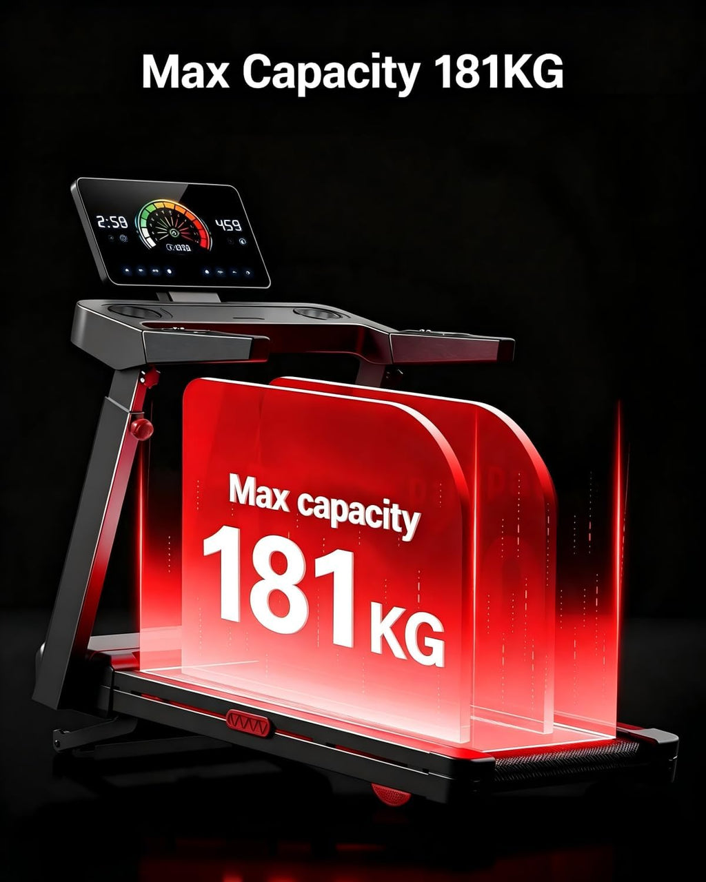 3.5 HP Treadmills for Home with Auto 20% Incline, 14KM/H Foldable Treadmill