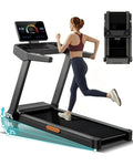 Foldable Walking Pad with 20% Incline, 3.5HP Motor Treadmill For Home