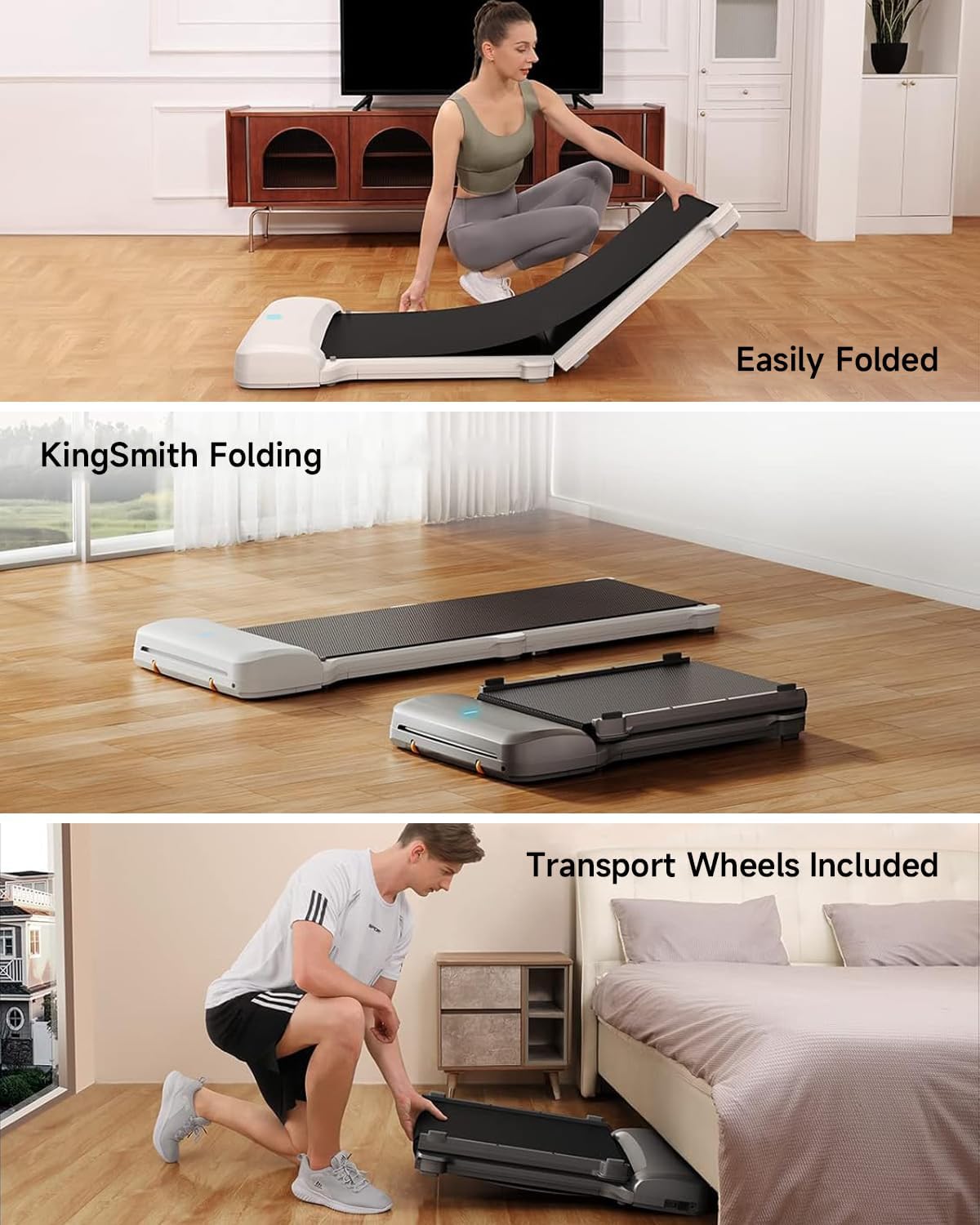 WalkingPad Walking Treadmill, Compact Folding Walking Pad Ultra Slim 6Km/h